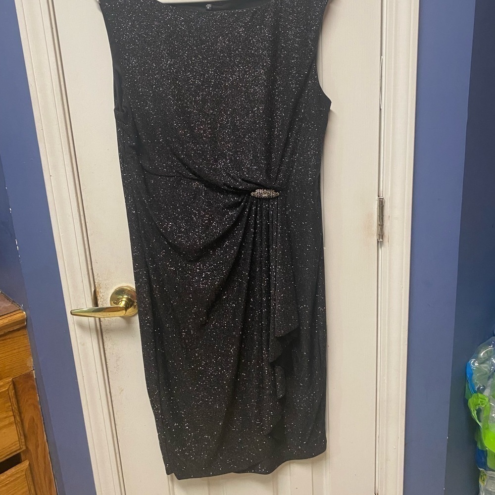 TIANA B. GRAY IRIDESCENCE DRESS cocktail party formal wedding